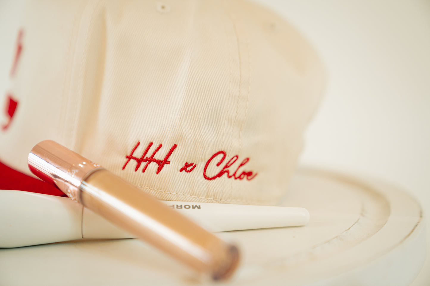 Howdy Hunny x Chloe Holladay Cream/Red Hat