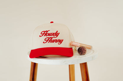 Howdy Hunny x Chloe Holladay Cream/Red Hat