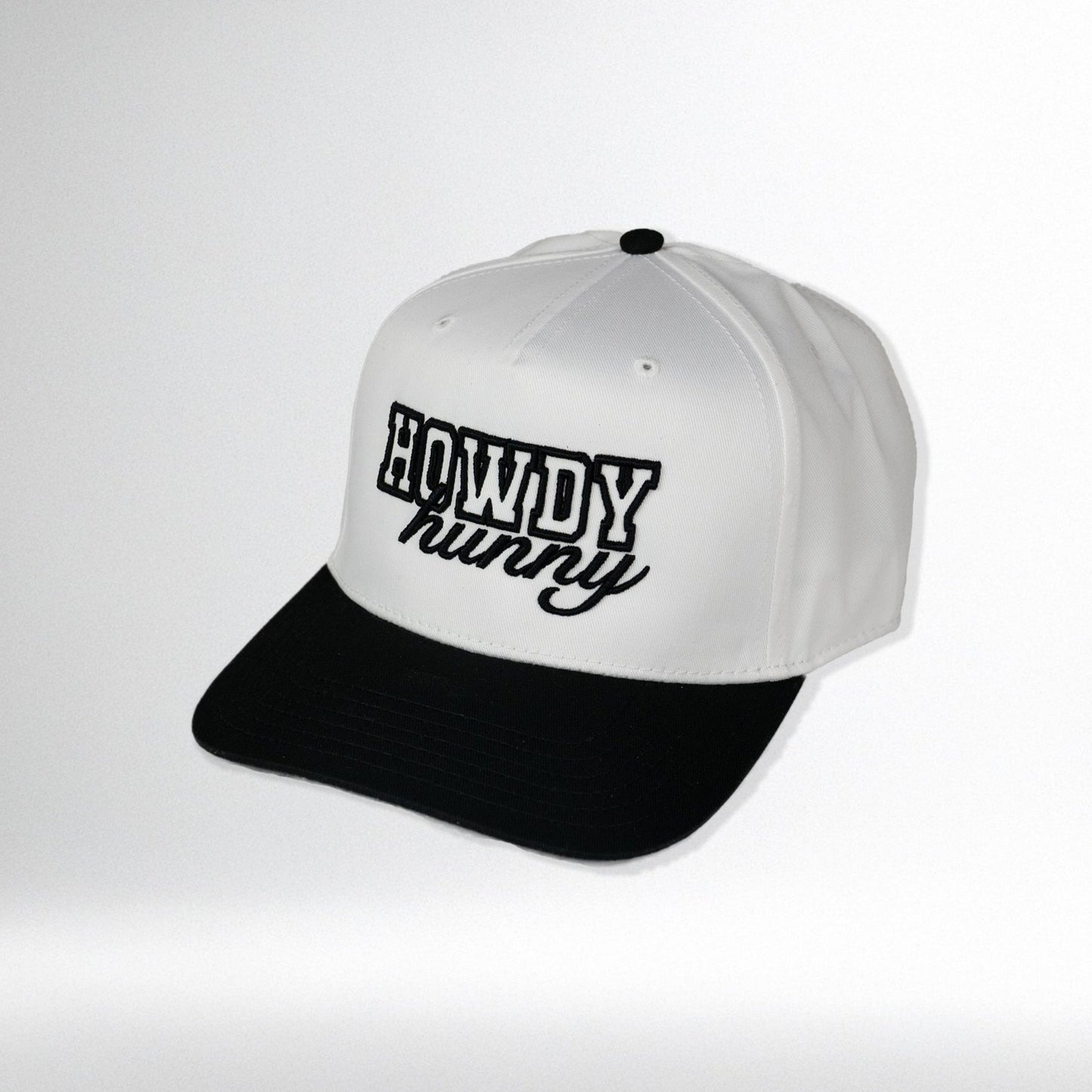 Howdy Hunny Varsity Logo Black/White